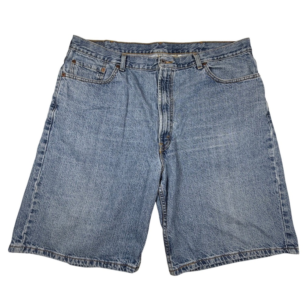 VTG Levis 550 Relaxed Fit Denim Shorts Mens 42 Blue Medium‎ Wash Jean Shorts